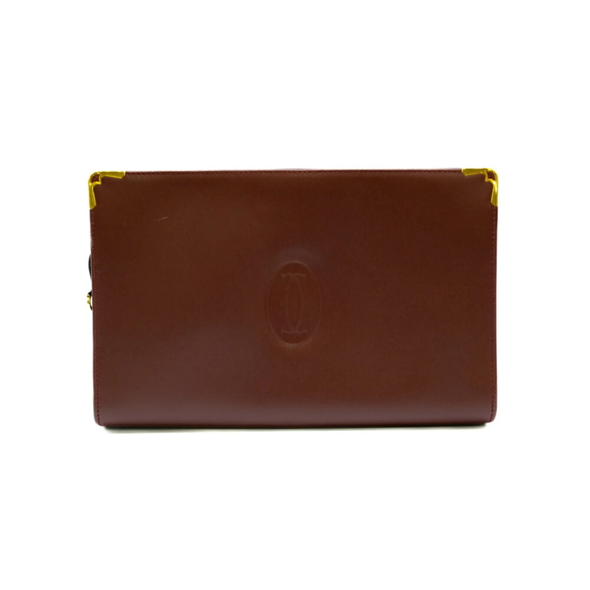 Cartier  Color Leather Clutch Bag (Pre-Owned)