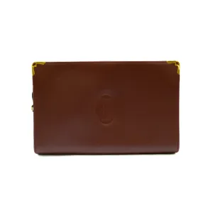Cartier  Color Leather Clutch Bag (Pre-Owned)