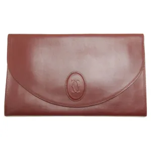 Cartier Leather Clutch Bag (Pre-Owned)