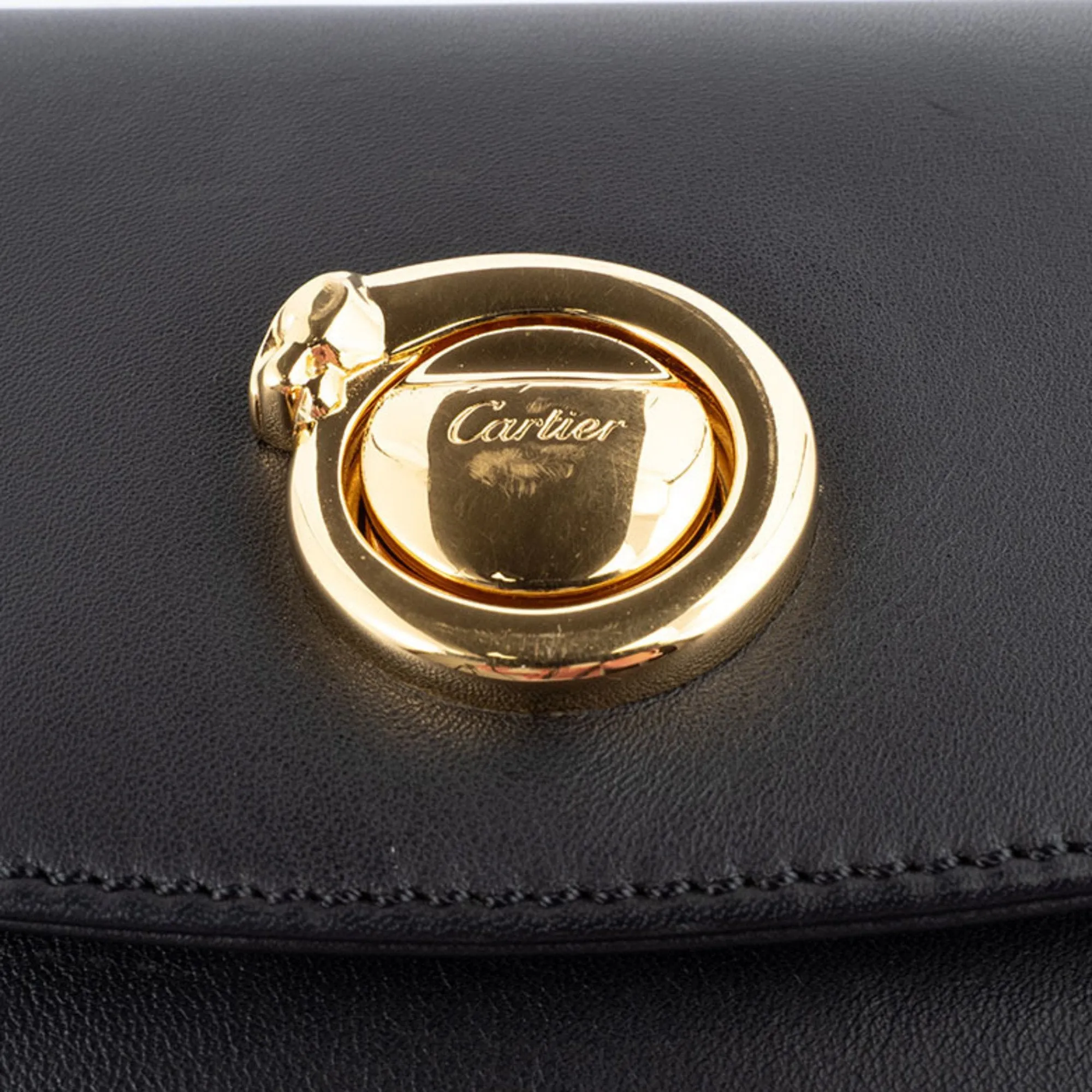 Cartier Leather Clutch Bag (Pre-Owned)