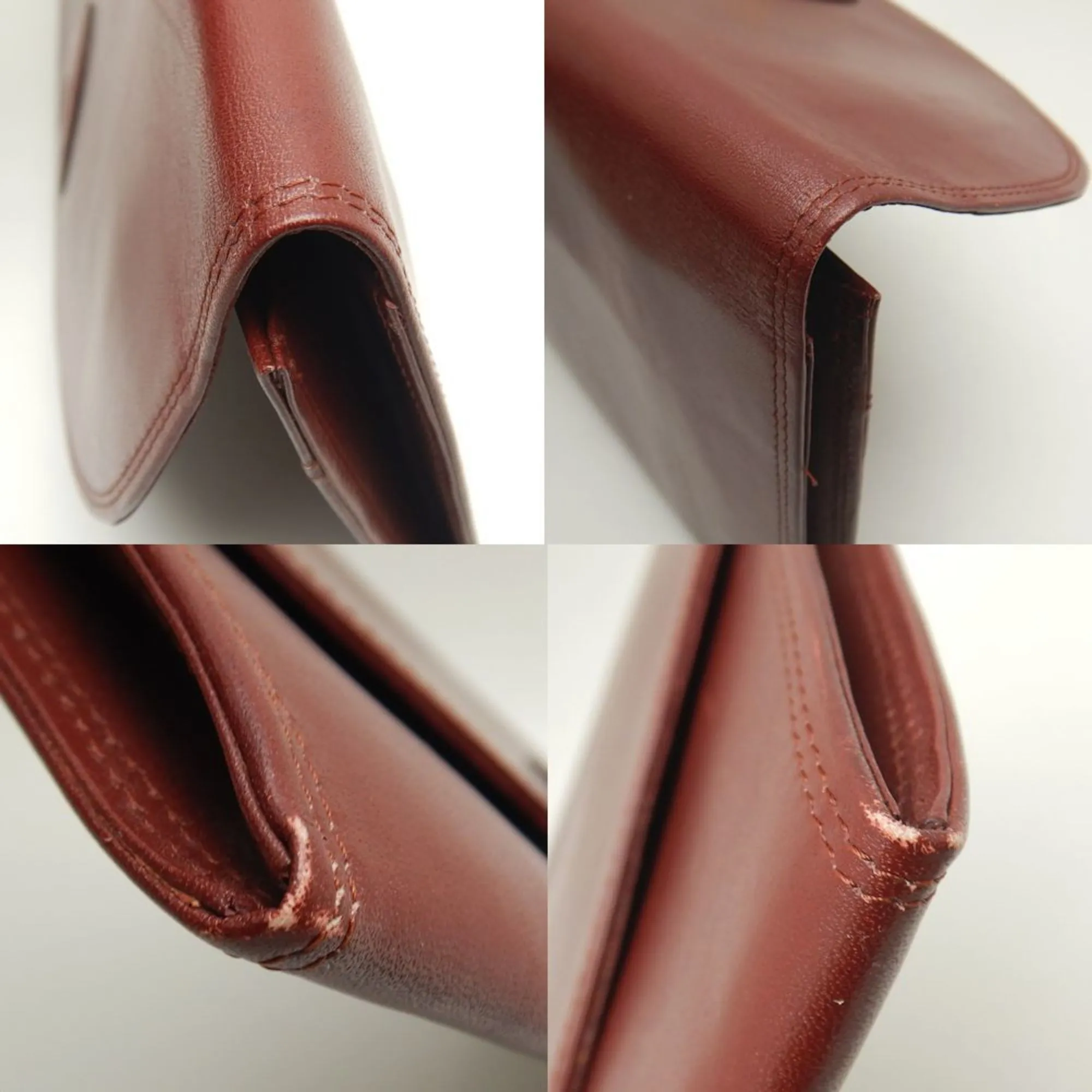 Cartier Leather Clutch Bag (Pre-Owned)