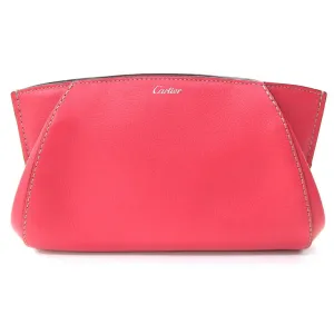 Cartier Leather Clutch Bag (Pre-Owned)