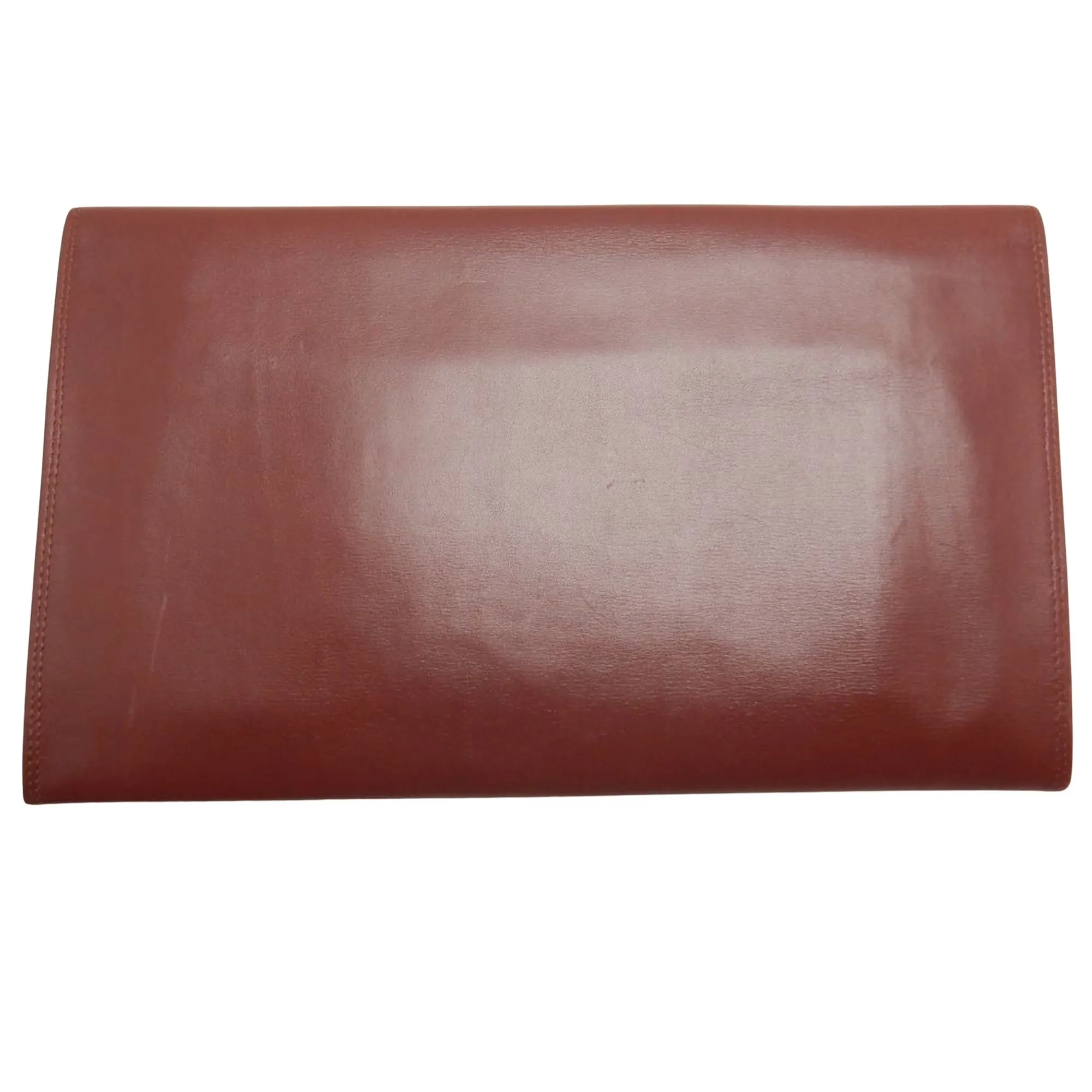 Cartier Leather Clutch Bag (Pre-Owned)