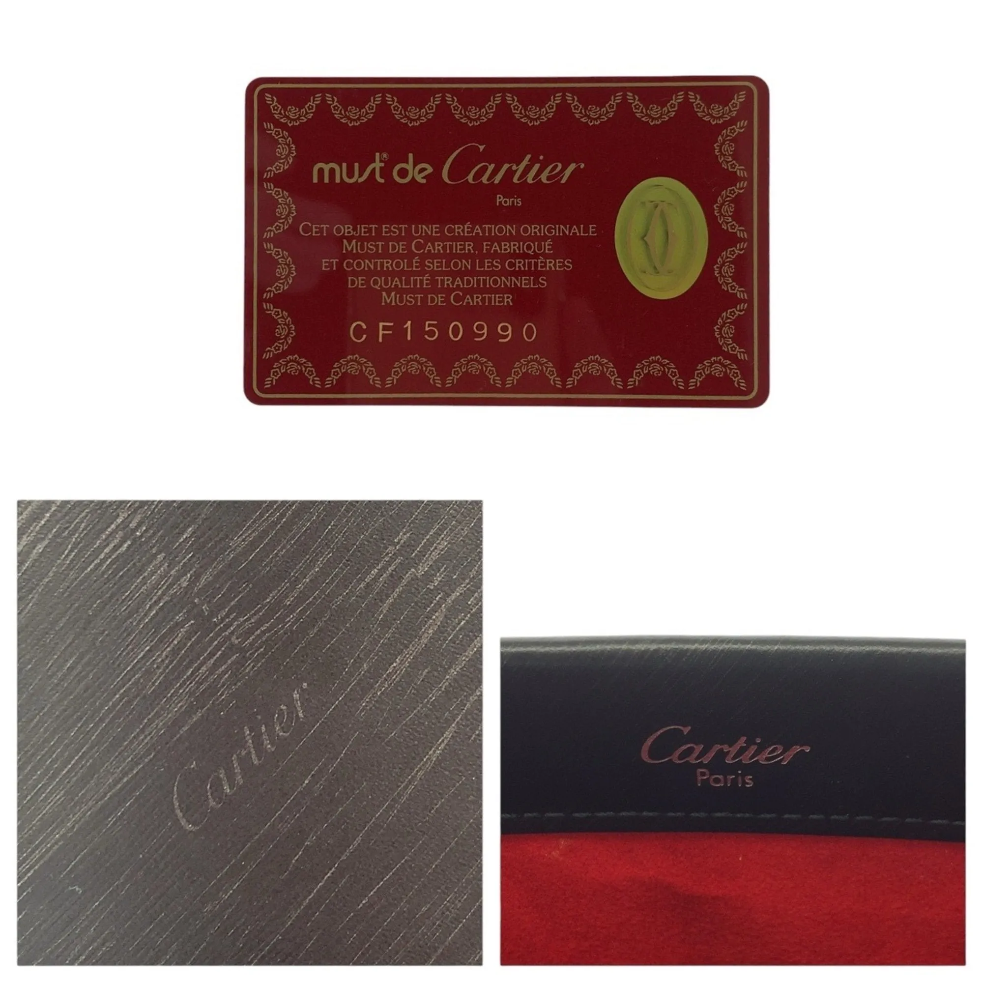 Cartier Leather Handbag (Pre-Owned)