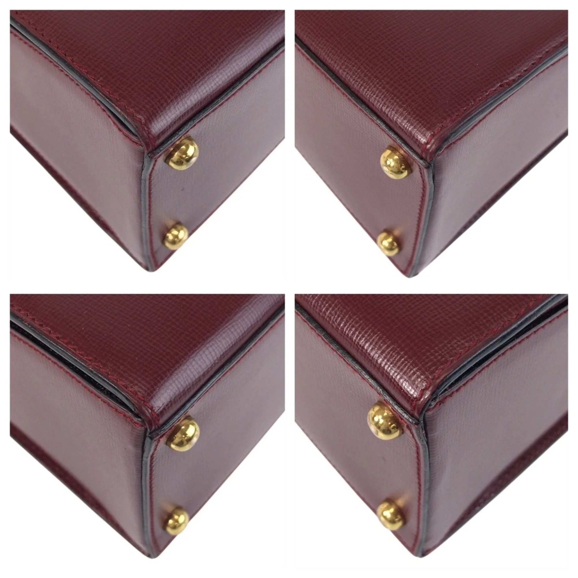 Cartier Leather Handbag (Pre-Owned)