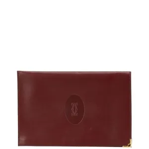 Cartier Leather Pouch (Pre-Owned)