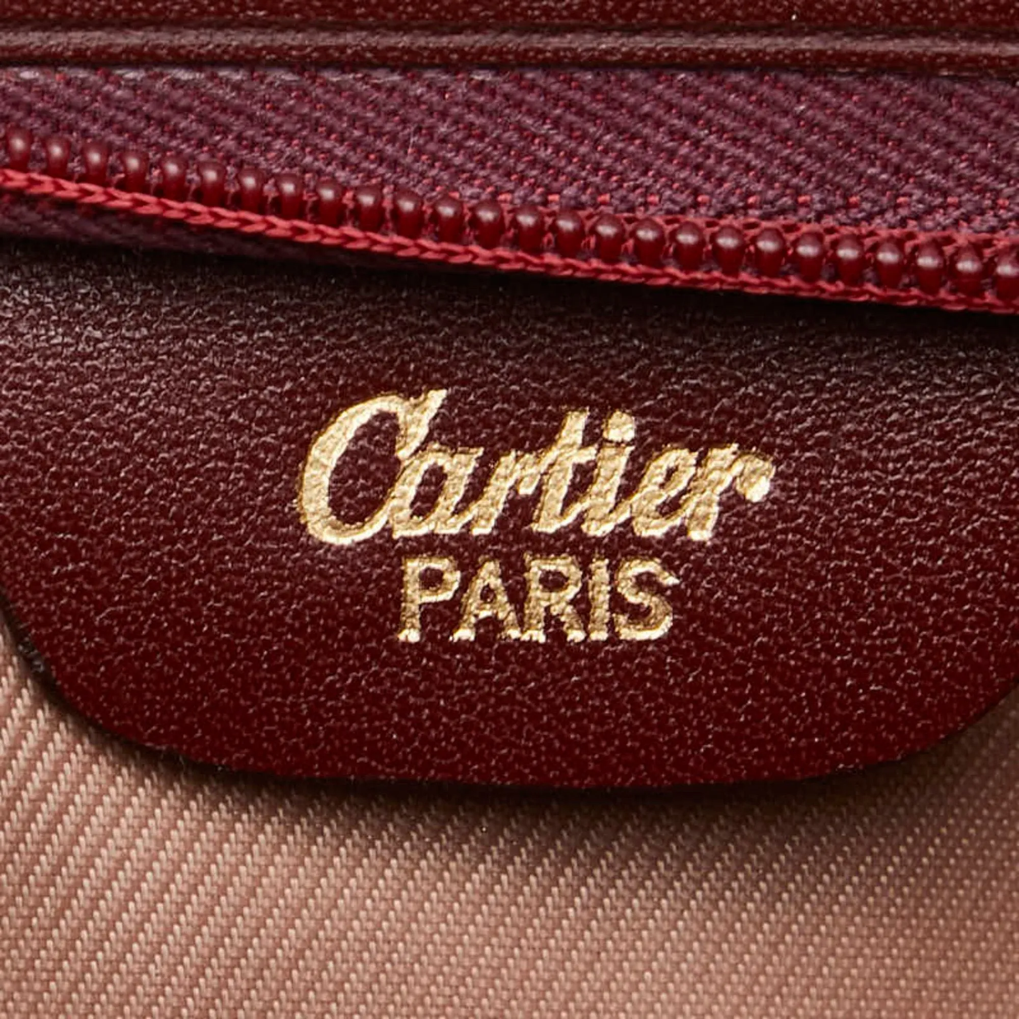Cartier Leather Pouch (Pre-Owned)