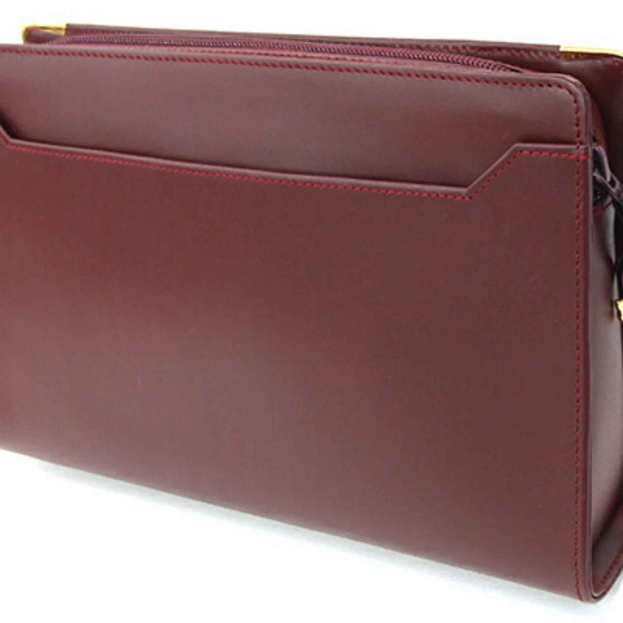 Cartier Must De Cartier Leather Clutch Bag (Pre-Owned)