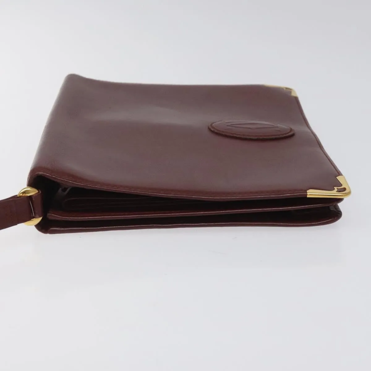 Cartier Must De Cartier Leather Clutch Bag (Pre-Owned)