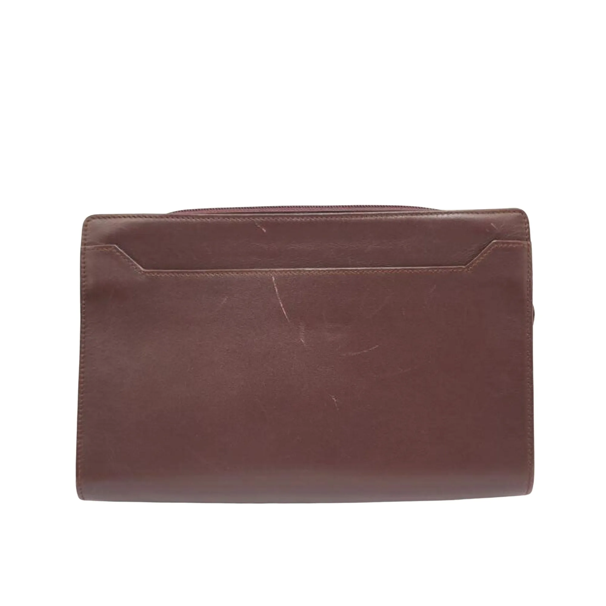 Cartier Must De Cartier Leather Clutch Bag (Pre-Owned)