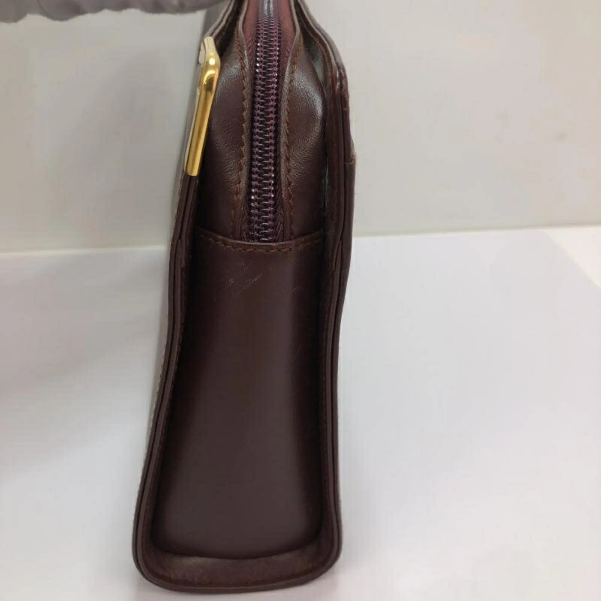 Cartier Must De Cartier Leather Clutch Bag (Pre-Owned)