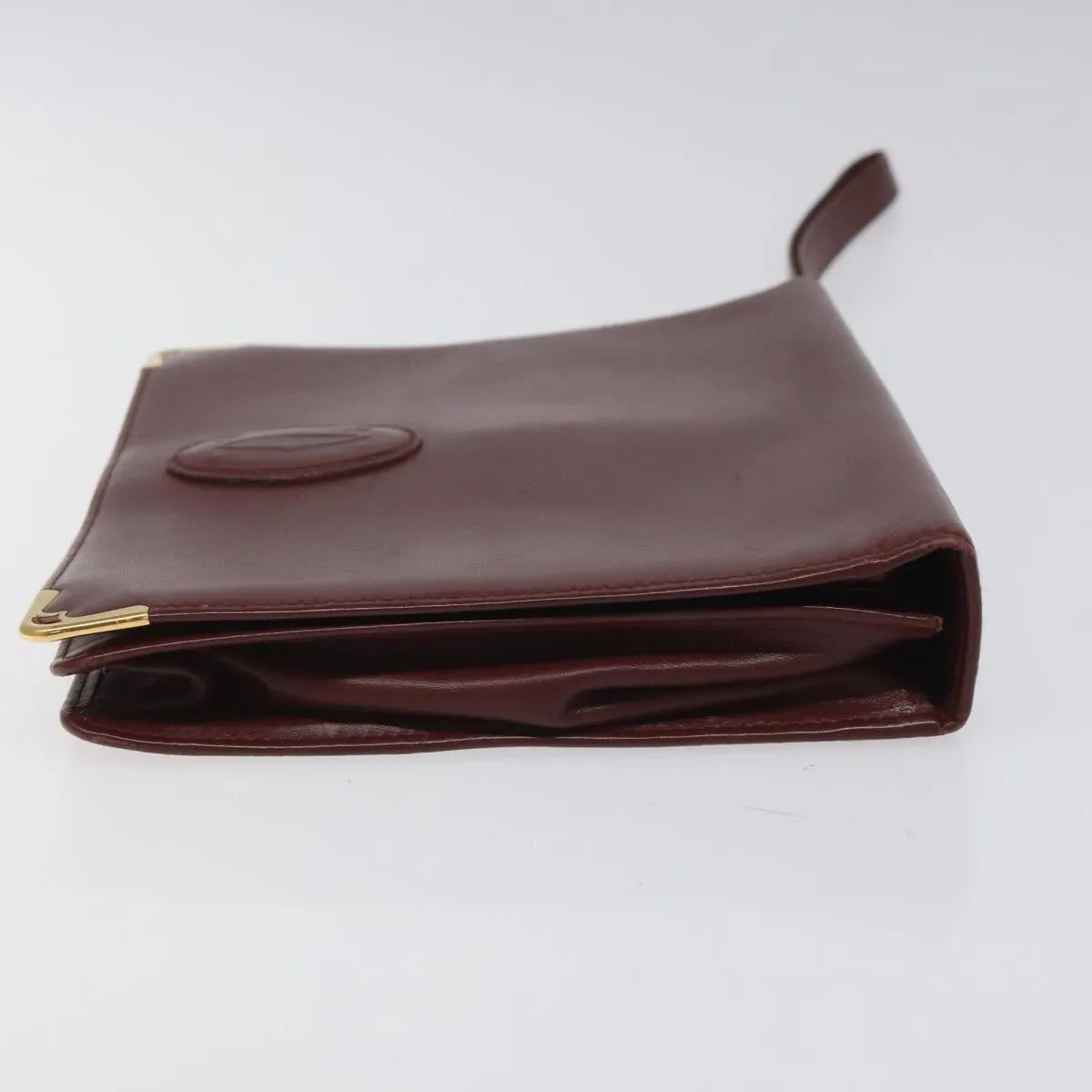 Cartier Must De Cartier Leather Clutch Bag (Pre-Owned)