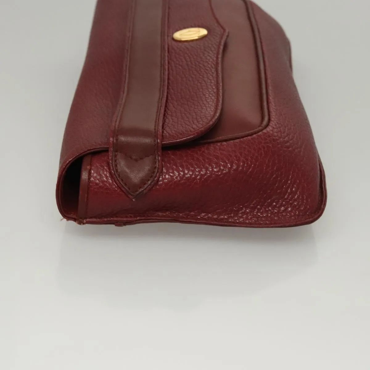 Cartier Must De Cartier Leather Clutch Bag (Pre-Owned)