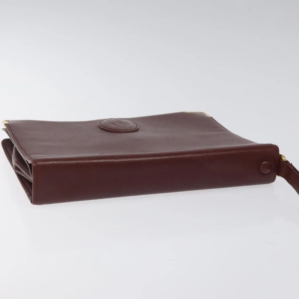 Cartier Must De Cartier Leather Clutch Bag (Pre-Owned)