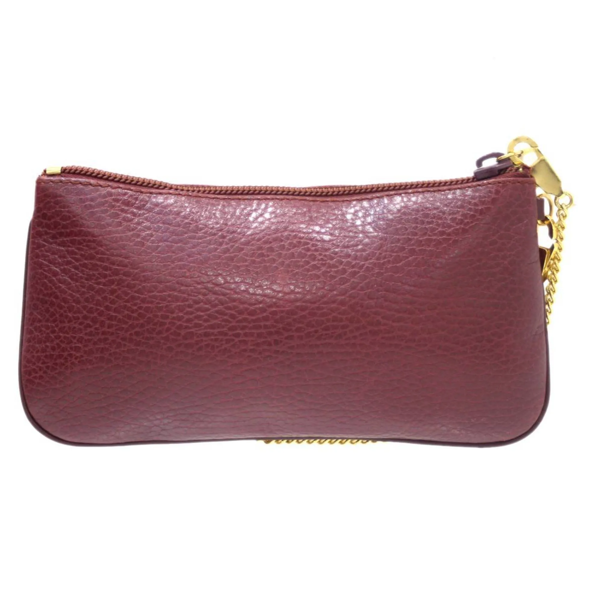 Cartier Must De Cartier Leather Clutch Bag (Pre-Owned)