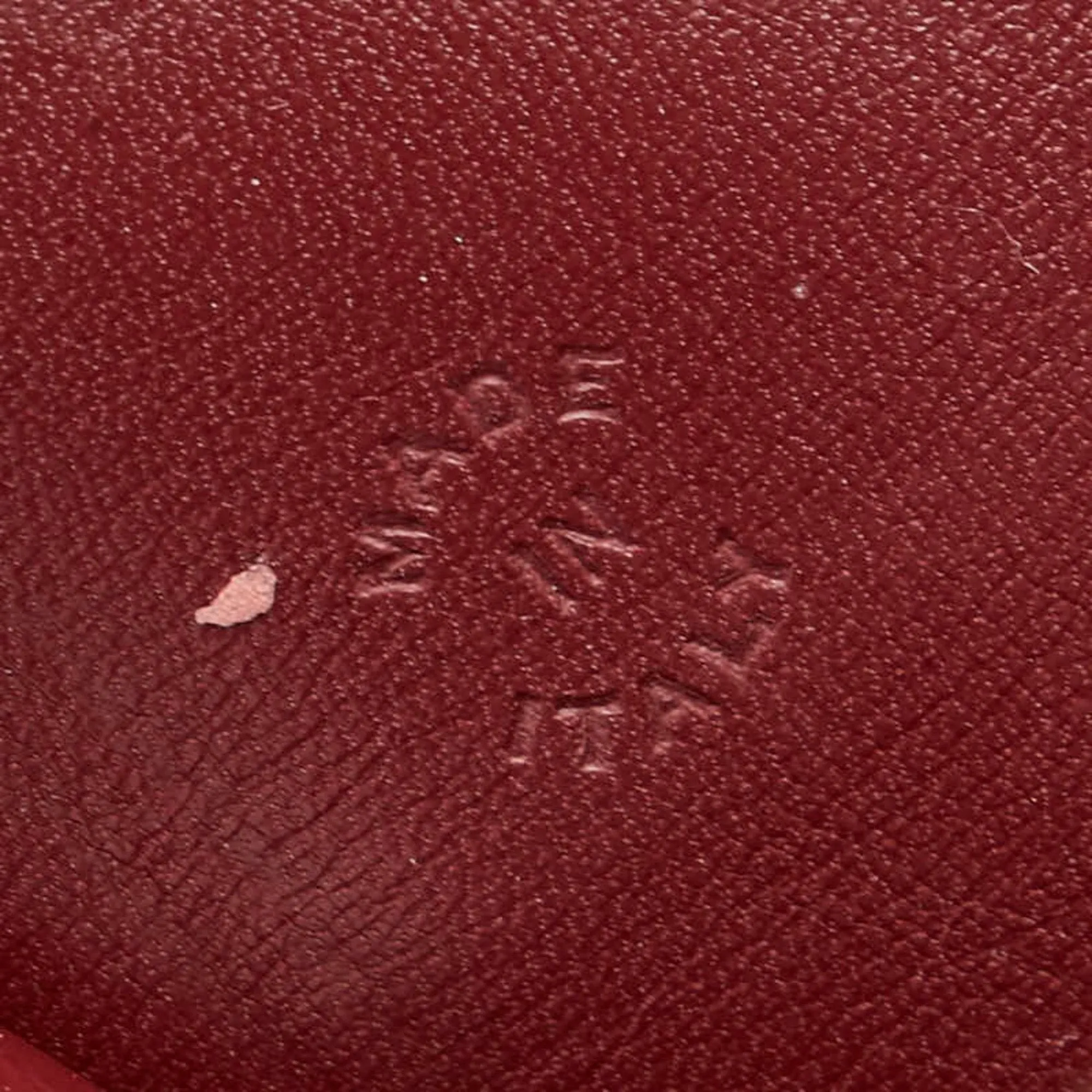 Cartier Wine Leather Clutch Bag (Pre-Owned)