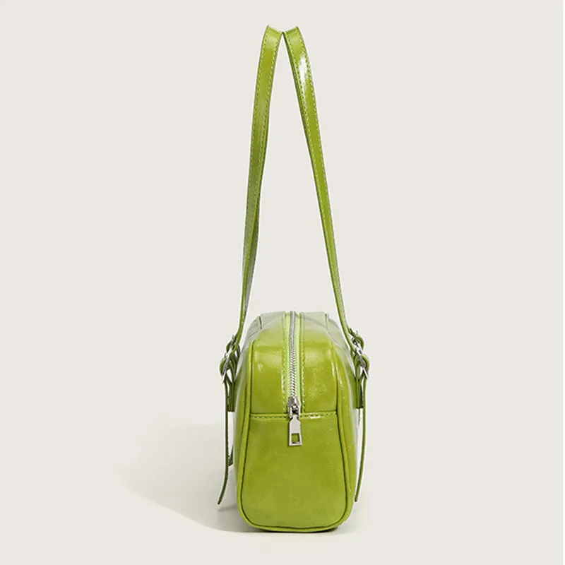 Casual Green Underarm  Tote Bag