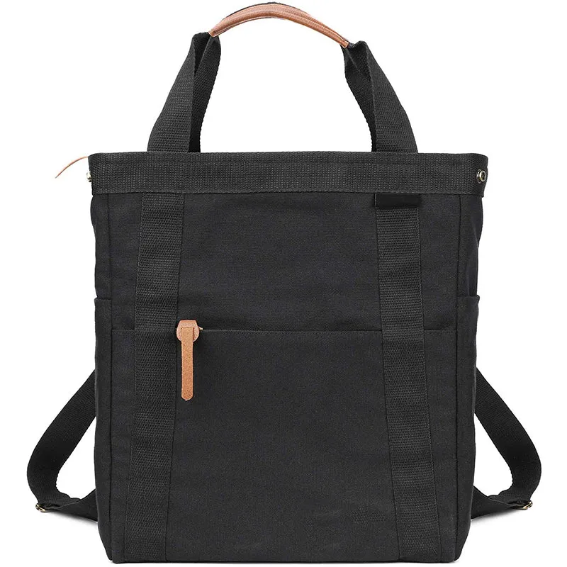 Casual Laptop Bookbag Commute Business Canvas Backpack