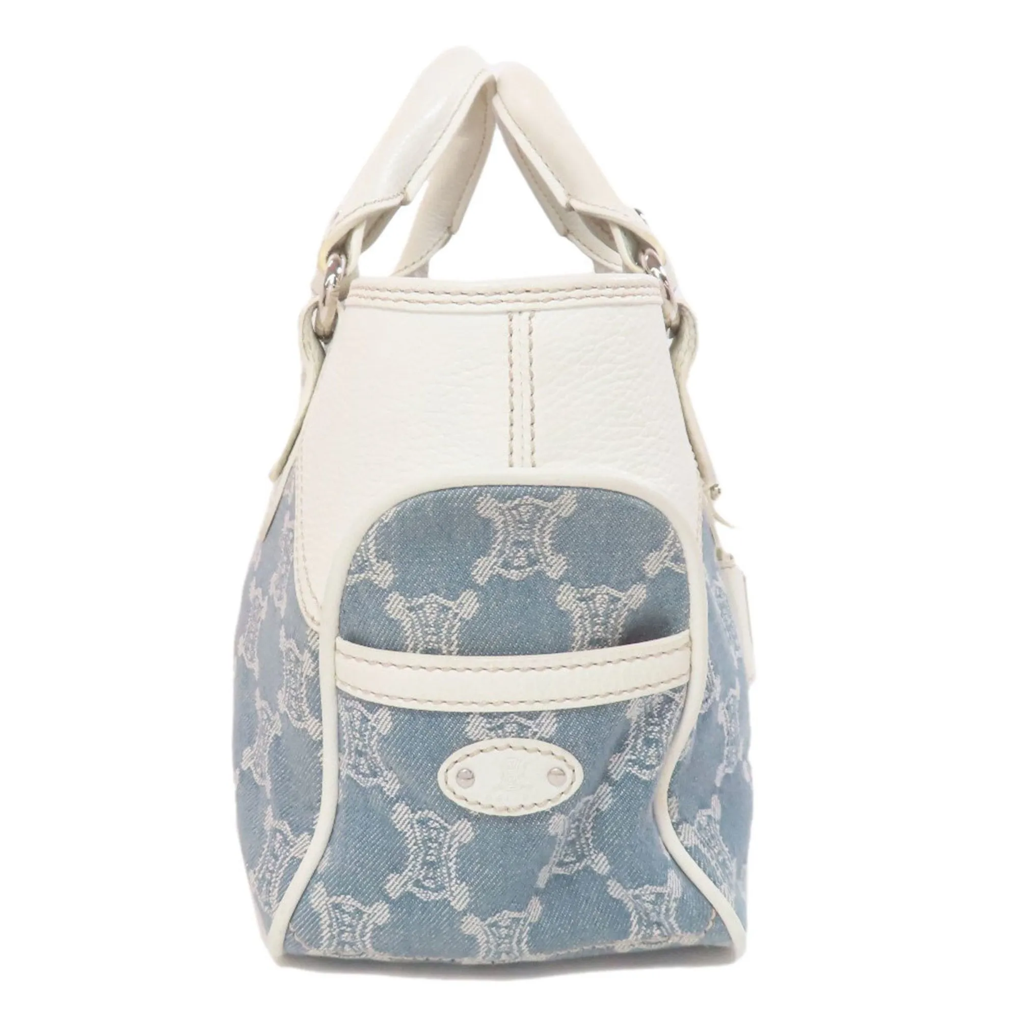 Celine blue Canvas Leather Handbag (Pre-Owned)