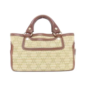 Celine Boogie  Canvas Leather Handbag (Pre-Owned)