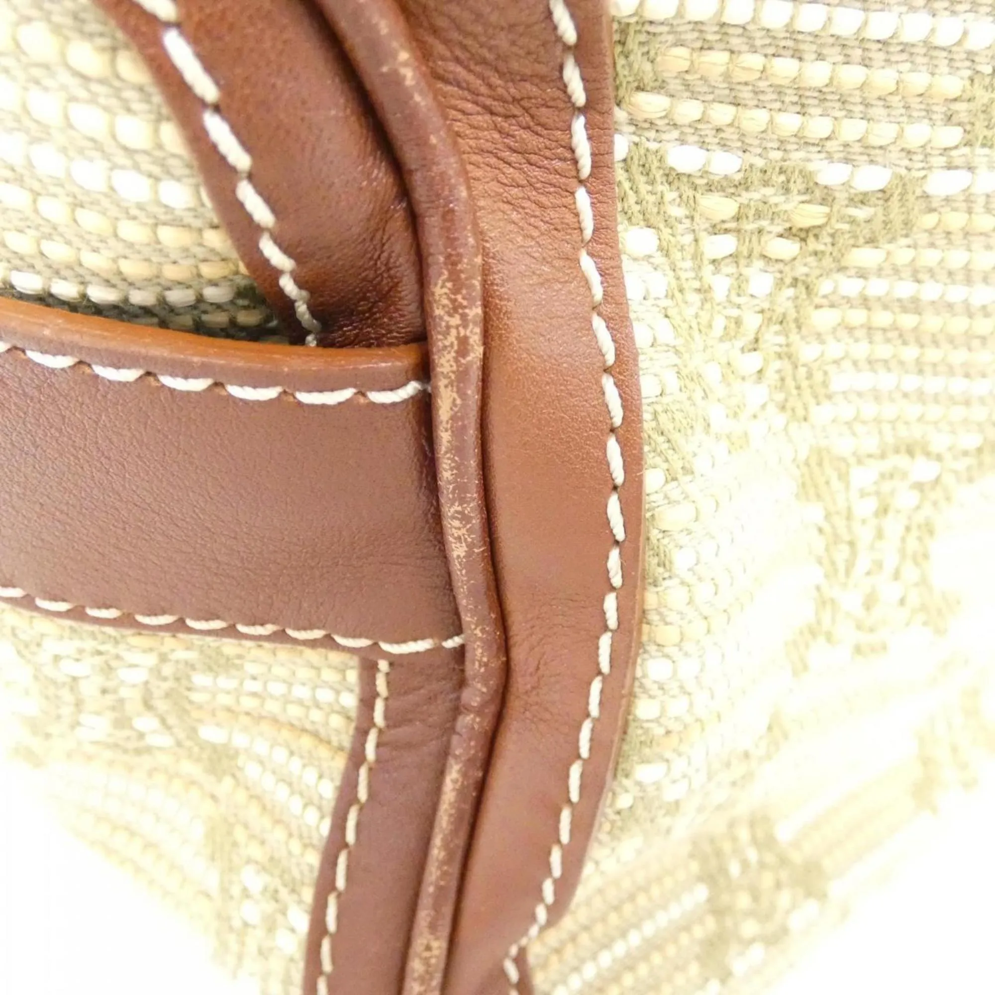 Celine Boogie  Canvas Leather Handbag (Pre-Owned)