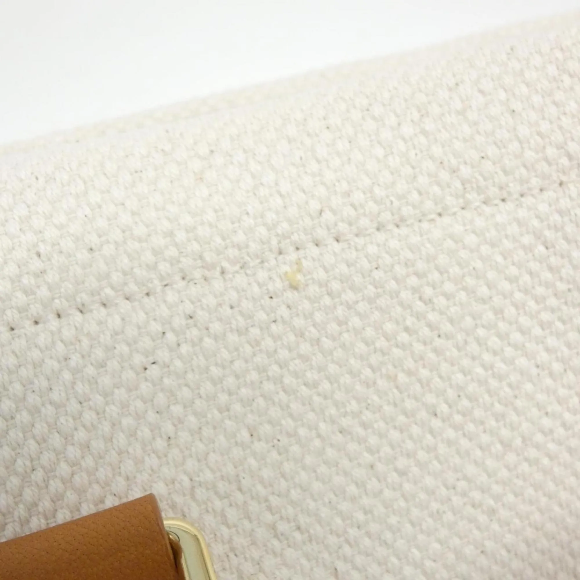Celine Cabas Canvas Leather Handbag (Pre-Owned)