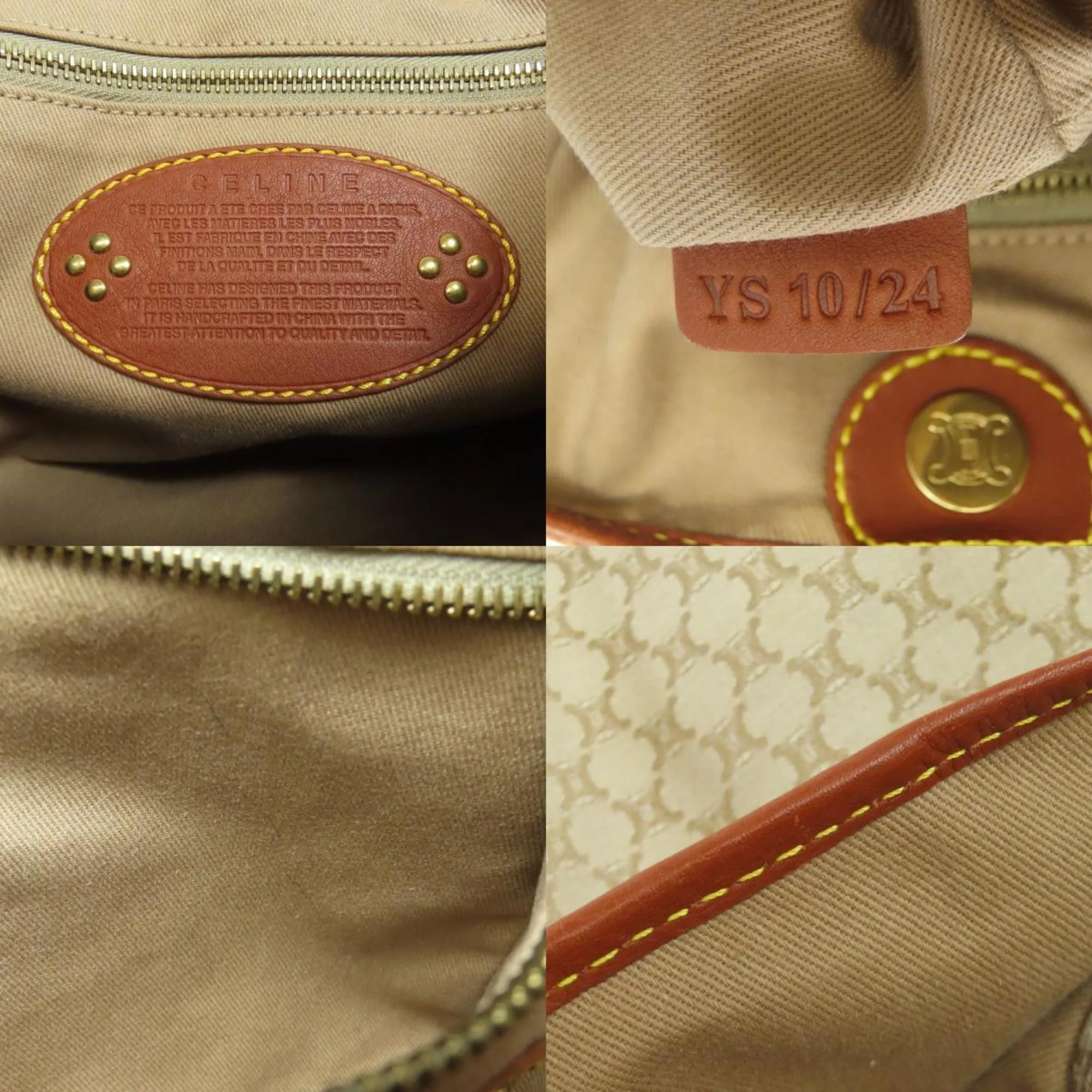 Celine Canvas Handbag (Pre-Owned)