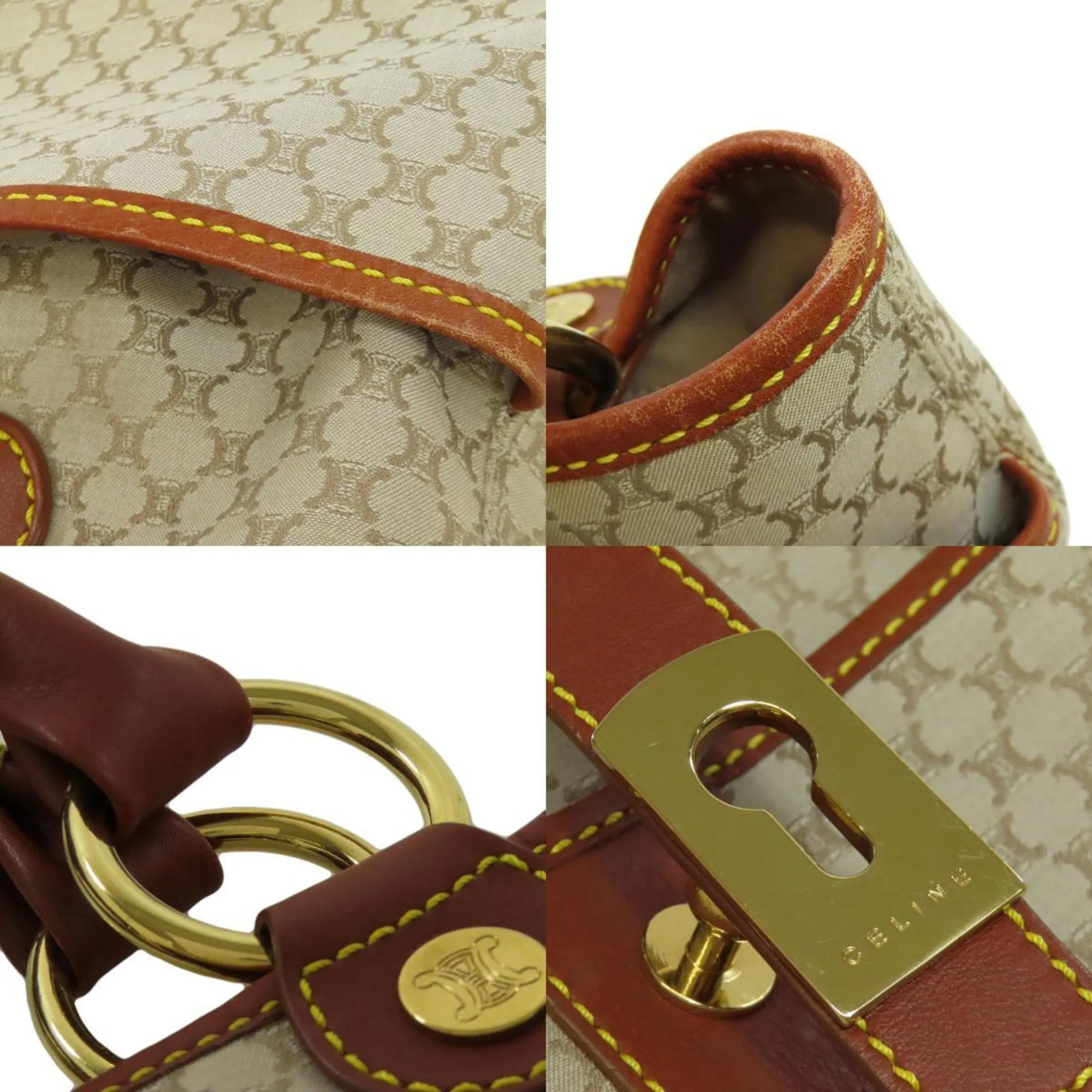 Celine Canvas Handbag (Pre-Owned)