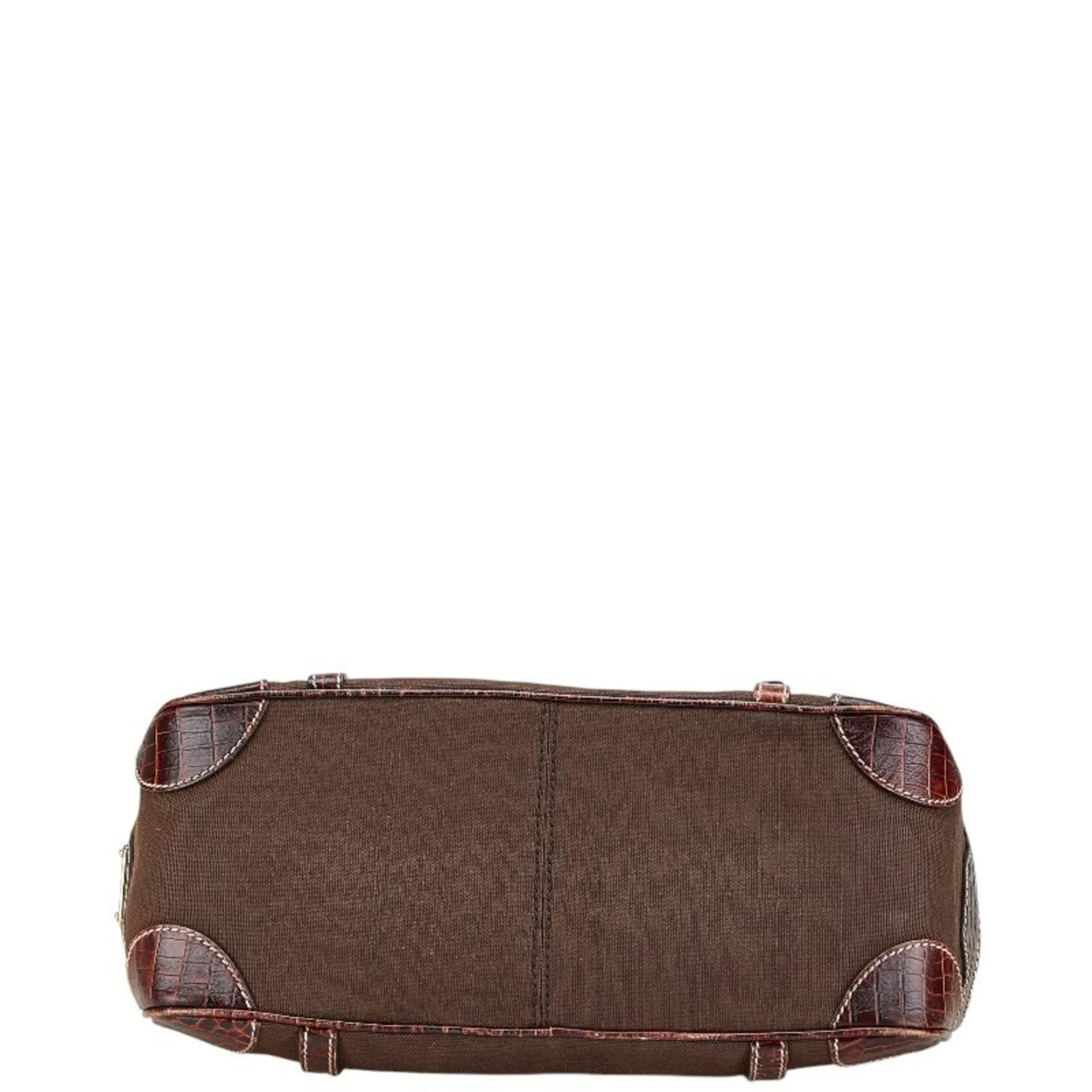 Celine Canvas Leather Handbag (Pre-Owned)