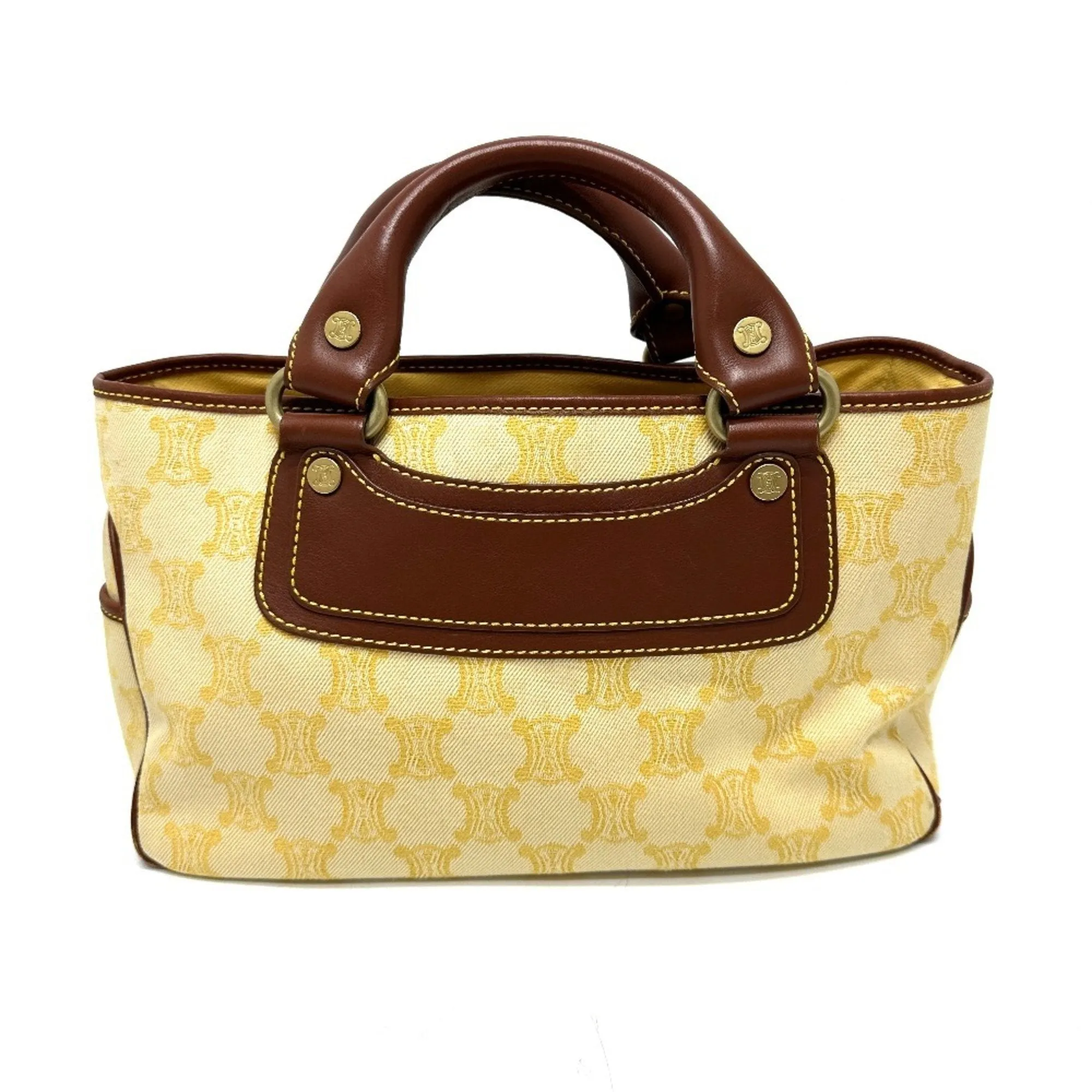 Celine  Canvas Leather Handbag (Pre-Owned)