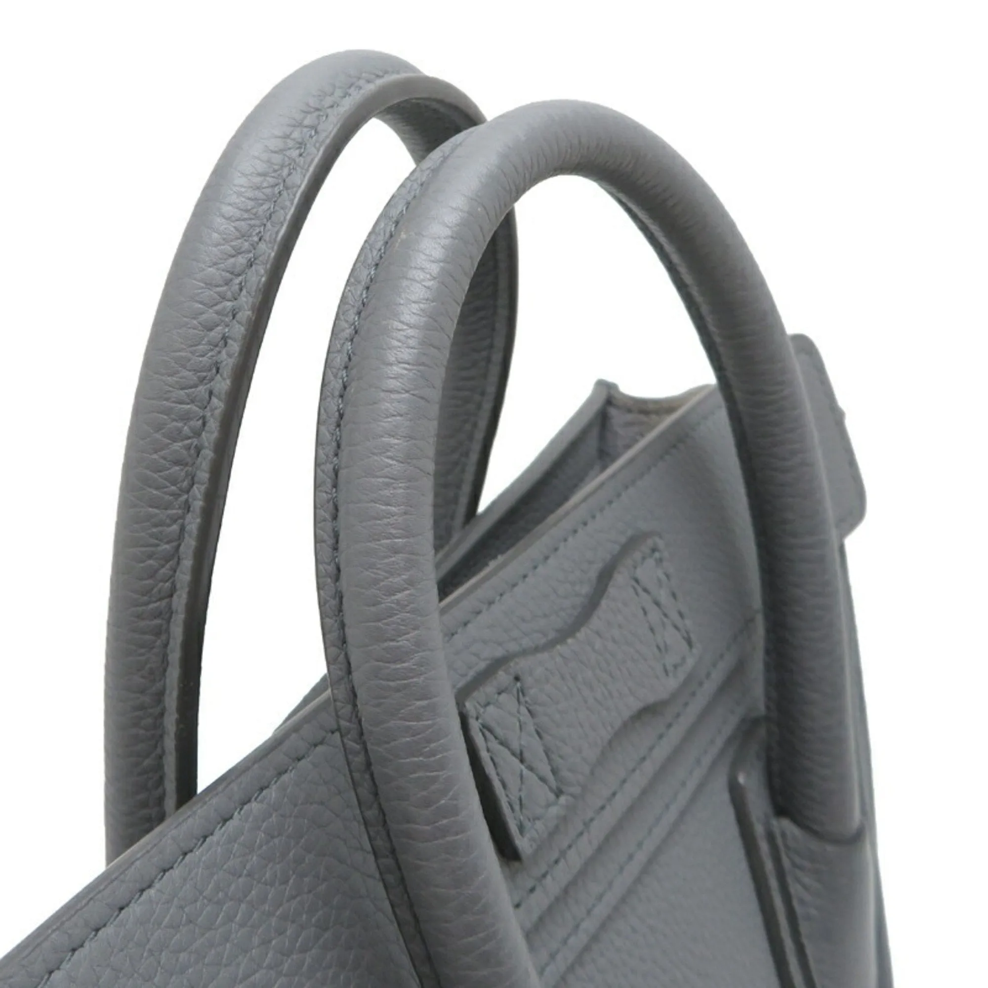 Celine Coal Leather Handbag (Pre-Owned)
