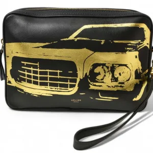 Celine Leather Clutch Bag Pouch (Pre-Owned)