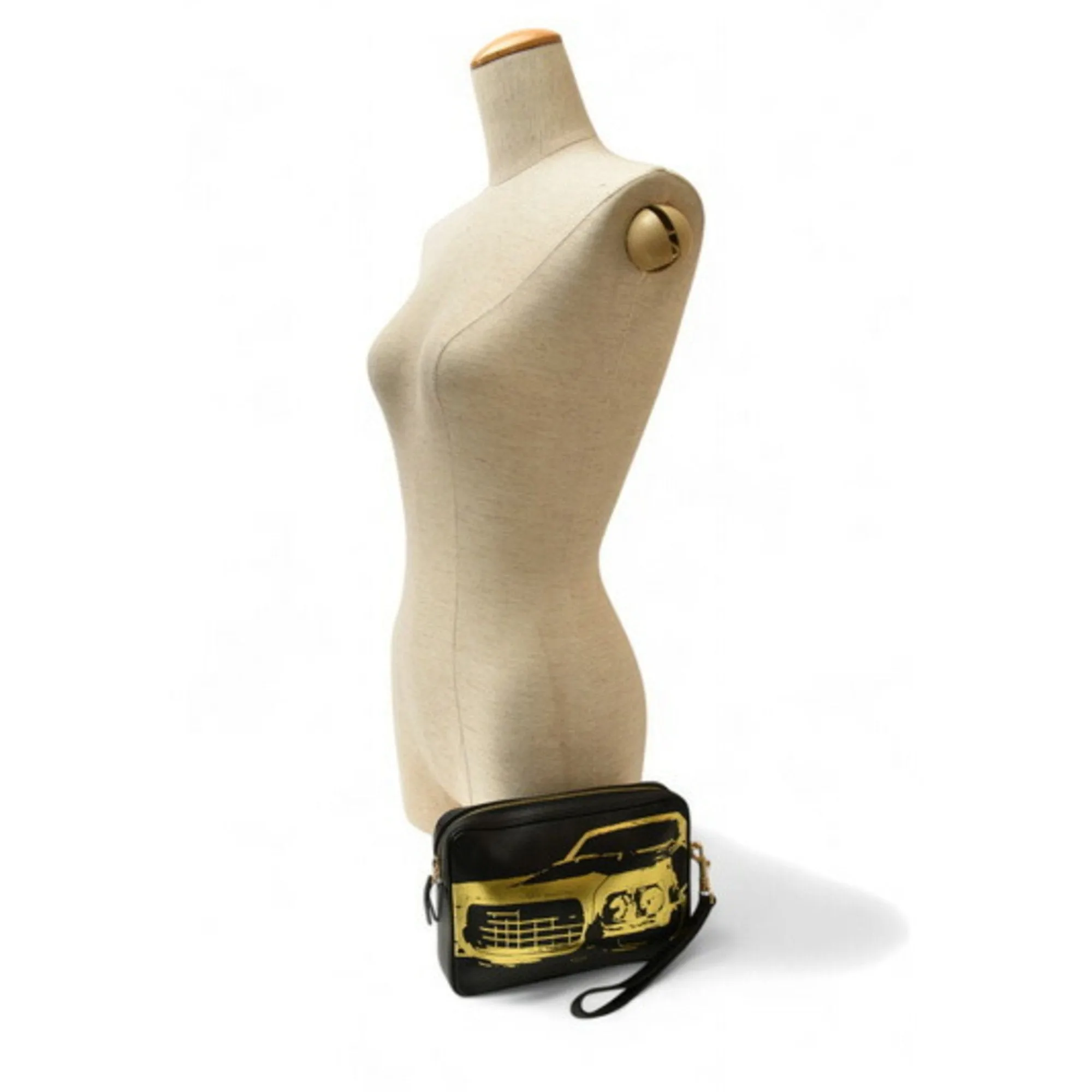 Celine Leather Clutch Bag Pouch (Pre-Owned)