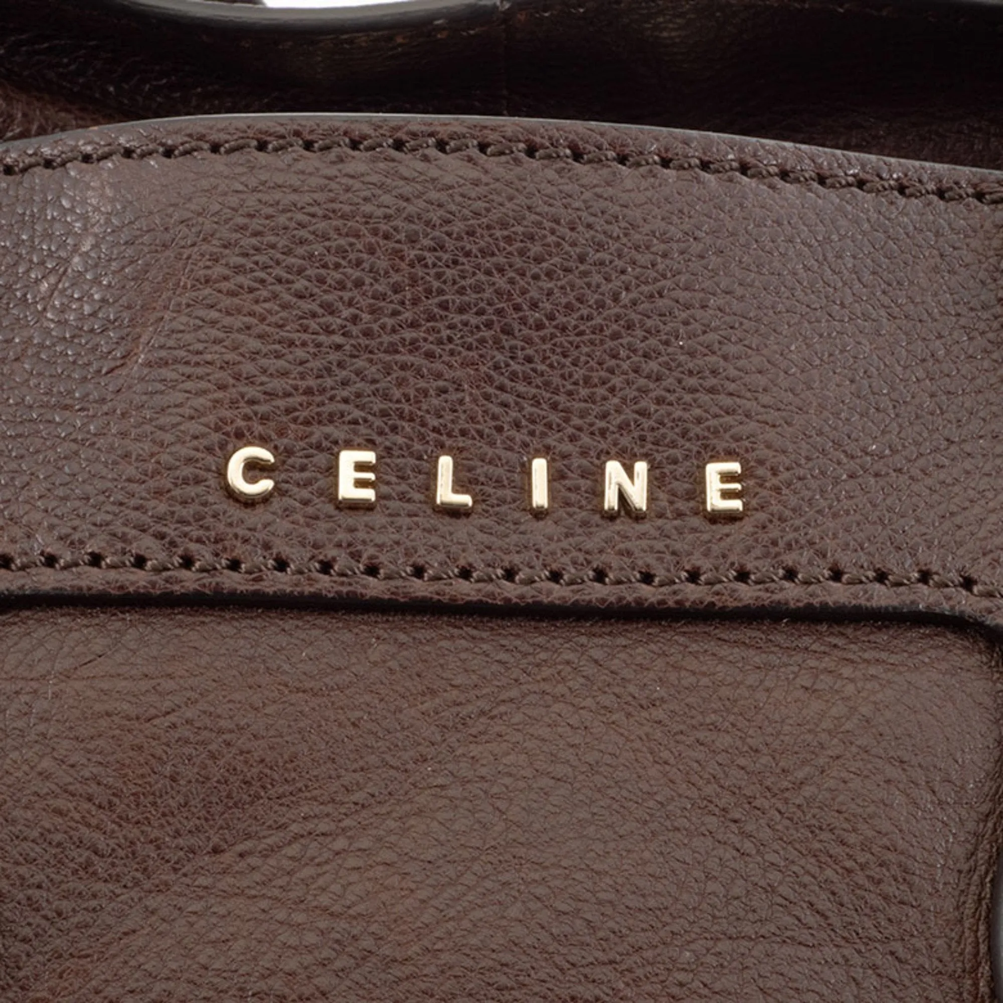 Celine Leather Handbag (Pre-Owned)