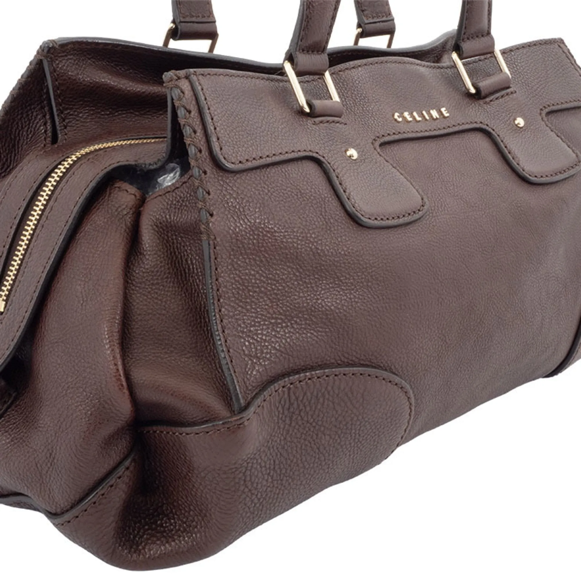 Celine Leather Handbag (Pre-Owned)