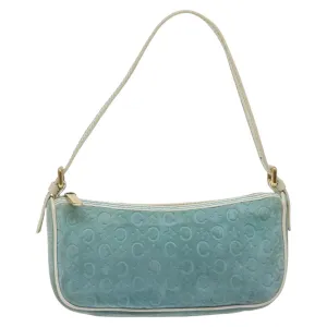 Celine Macadam Clutch Bag Suede Clutch Bag (Pre-Owned)