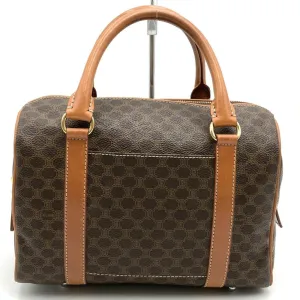 Celine Macadam Pvc Boston Bag Handbag (Pre-Owned)