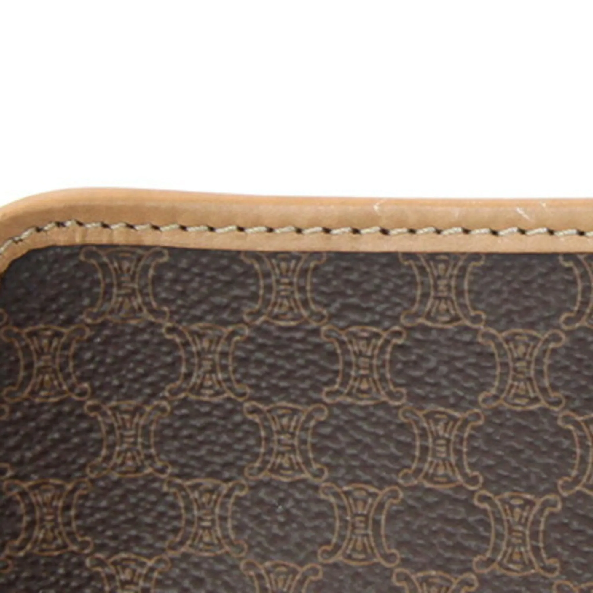 Celine Macadam  Pvc Clutch Bag Pouch (Pre-Owned)