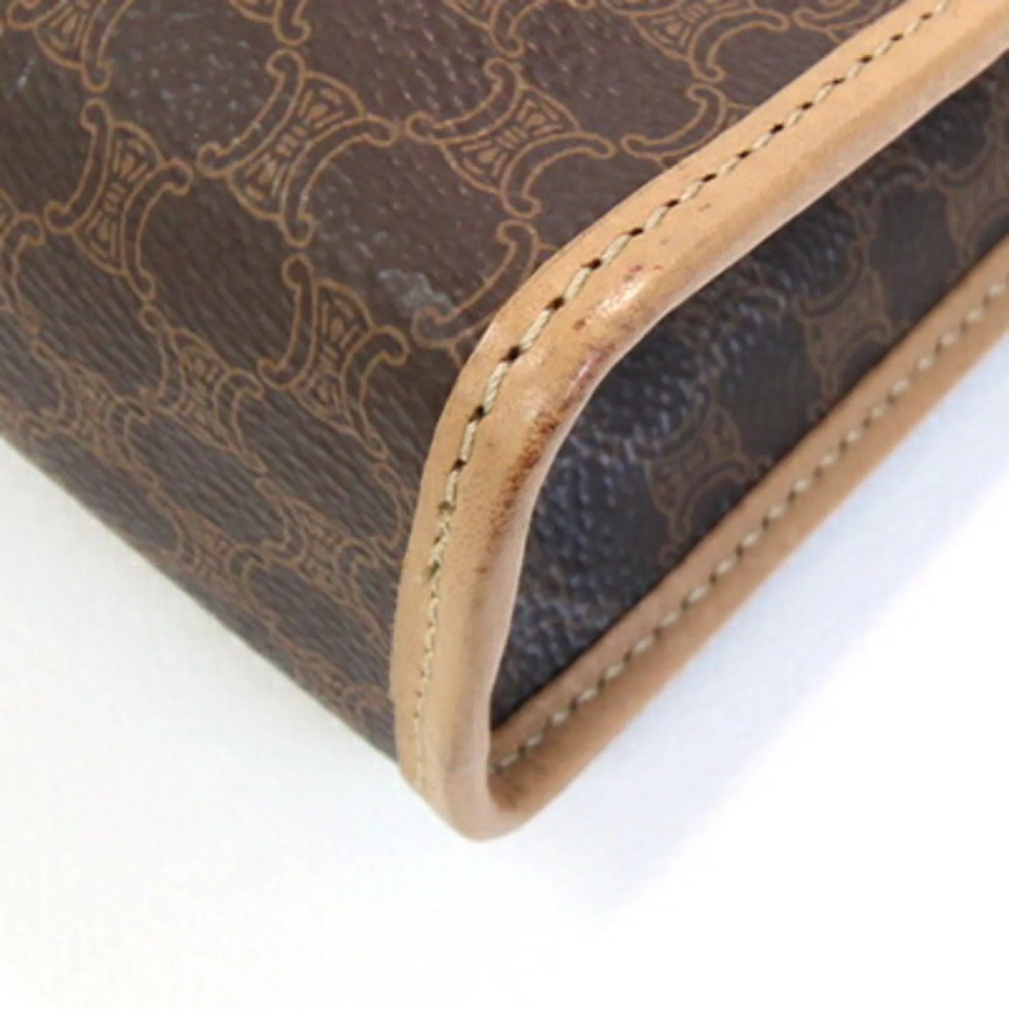 Celine Macadam  Pvc Clutch Bag Pouch (Pre-Owned)