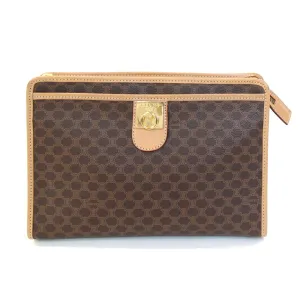 Celine Macadam  Pvc Clutch Bag Pouch (Pre-Owned)