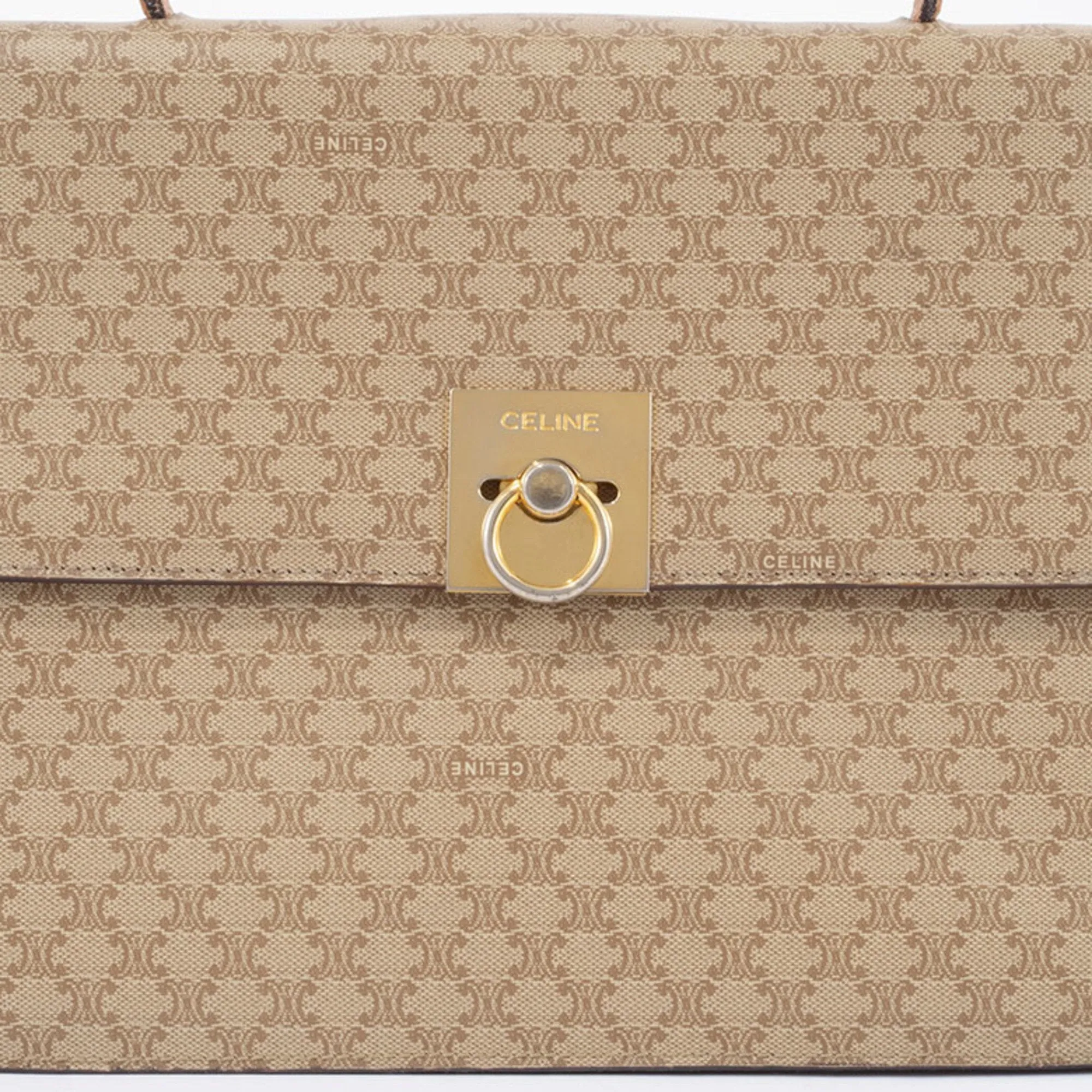 Celine Macadam Pvc Handbag (Pre-Owned)
