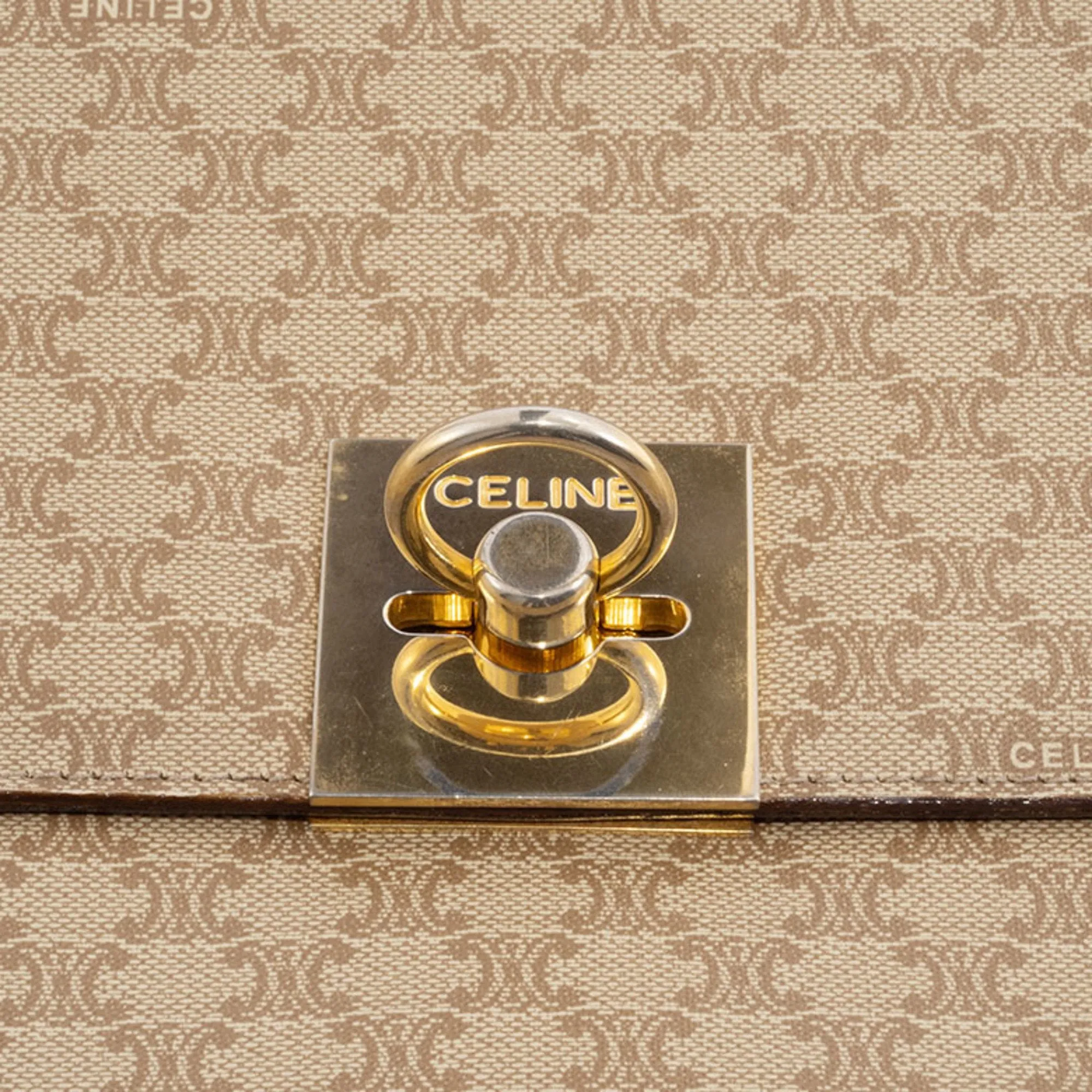 Celine Macadam Pvc Handbag (Pre-Owned)