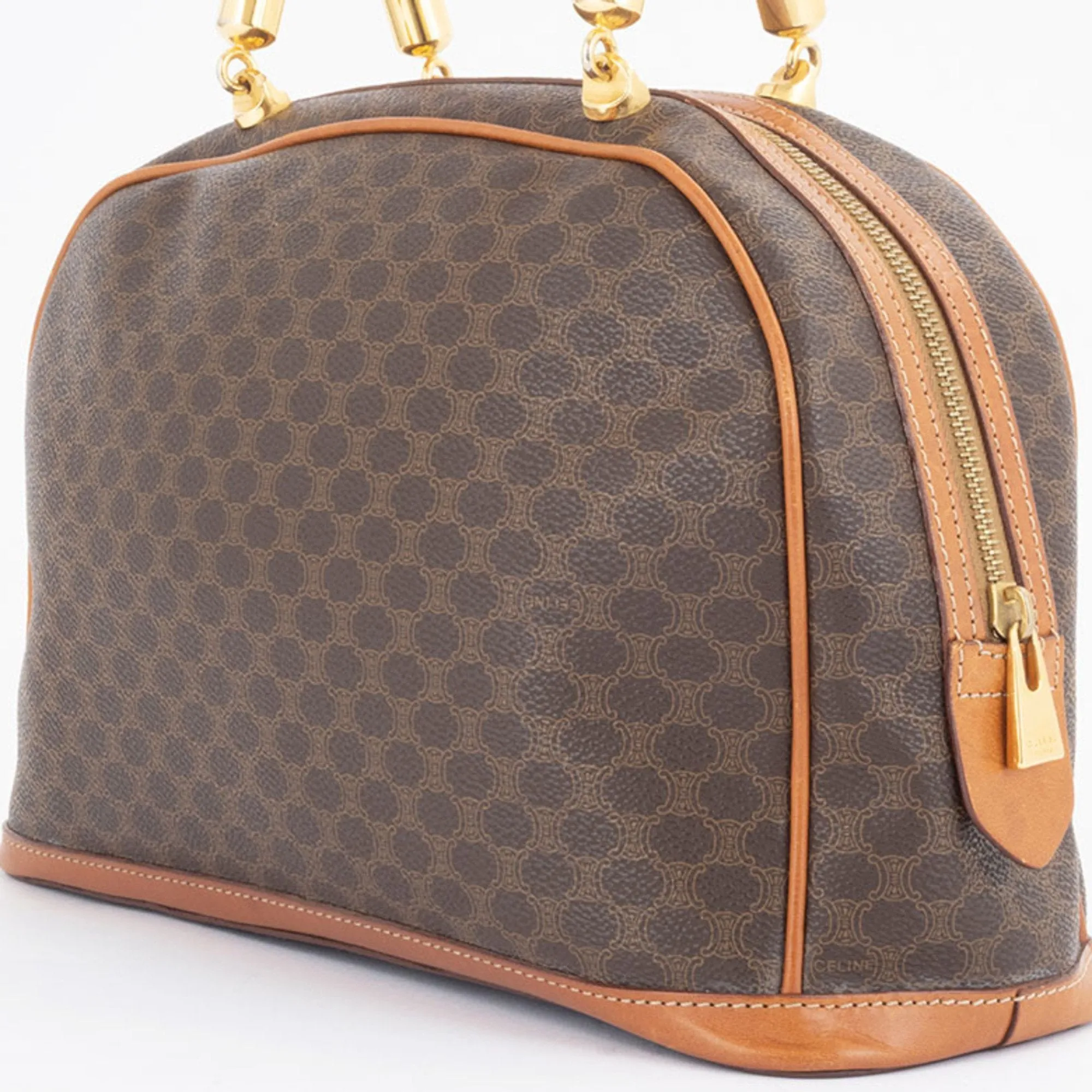 Celine Macadam Pvc Leather Handbag (Pre-Owned)