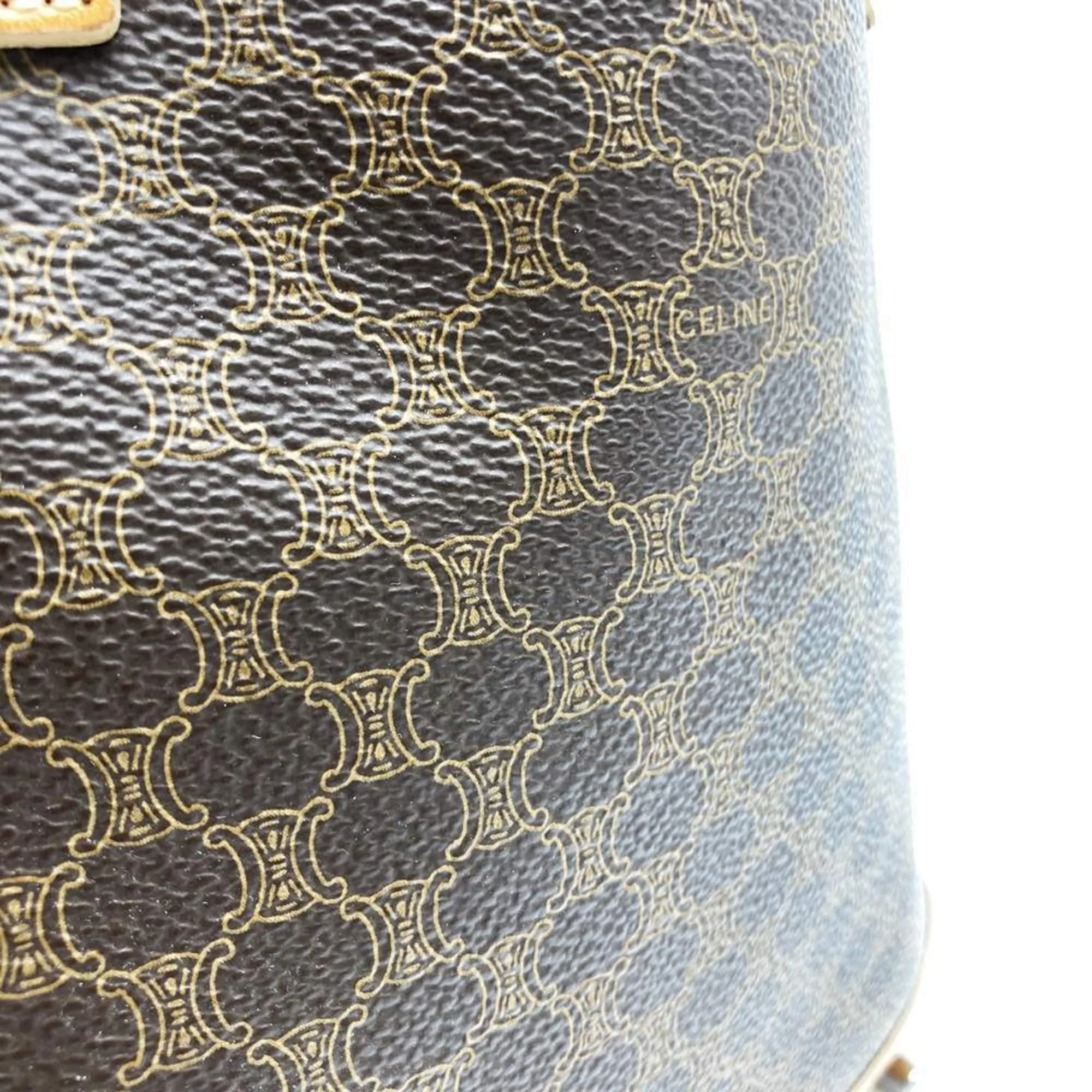 Celine Macadam Pvc Leather Handbag (Pre-Owned)