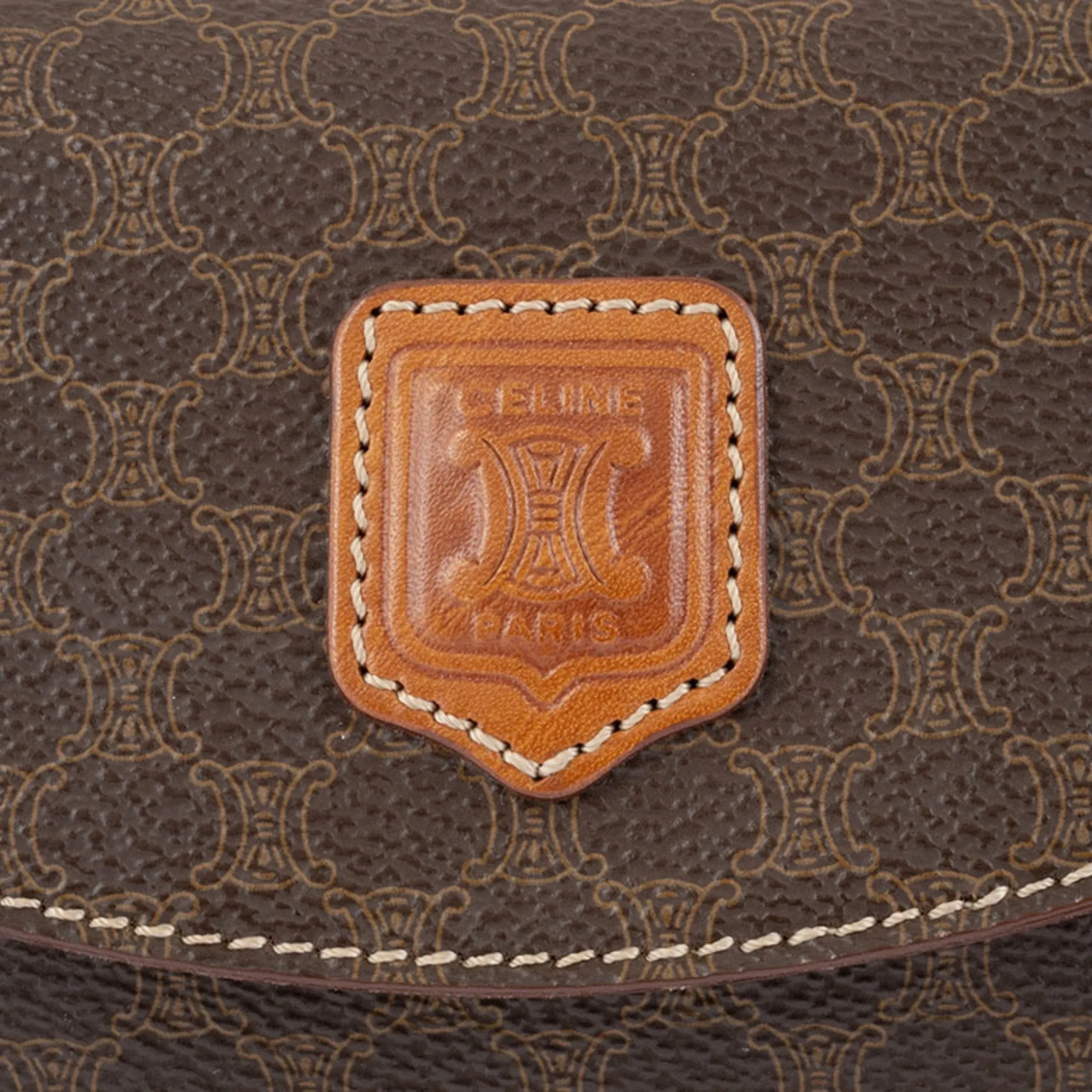 Celine Macadam Pvc Leather Handbag (Pre-Owned)
