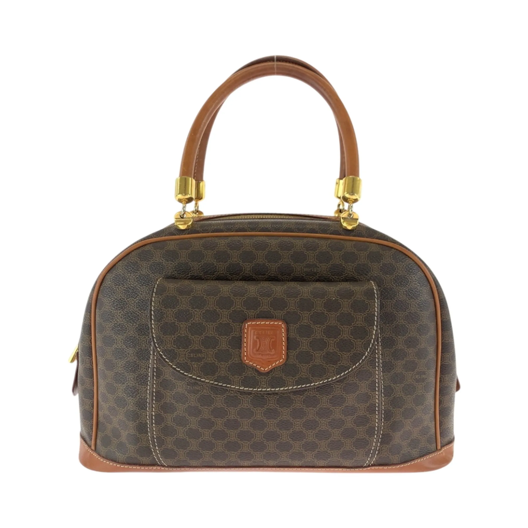 Celine Pvc Boston Bag Handbag (Pre-Owned)