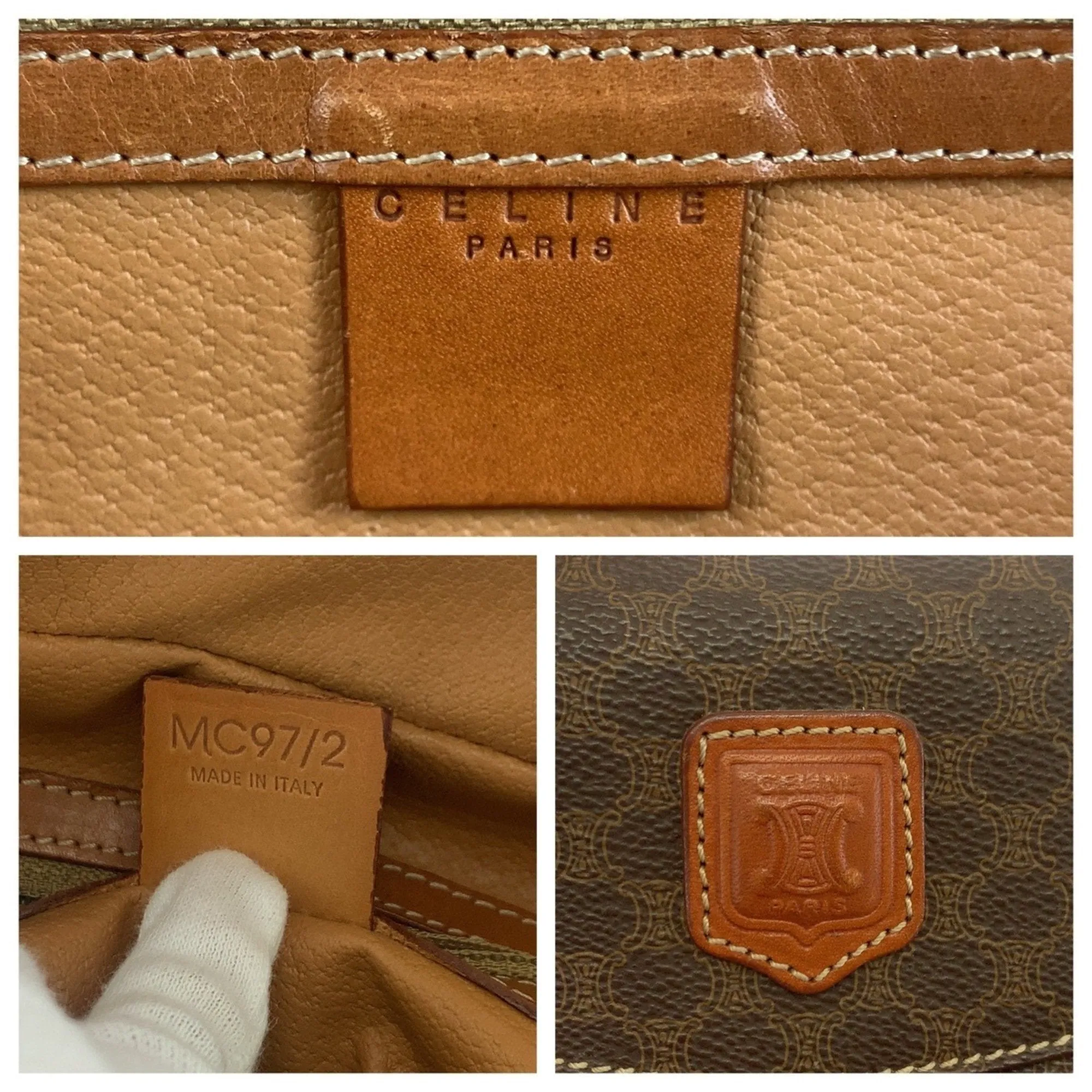 Celine Pvc Boston Bag Handbag (Pre-Owned)