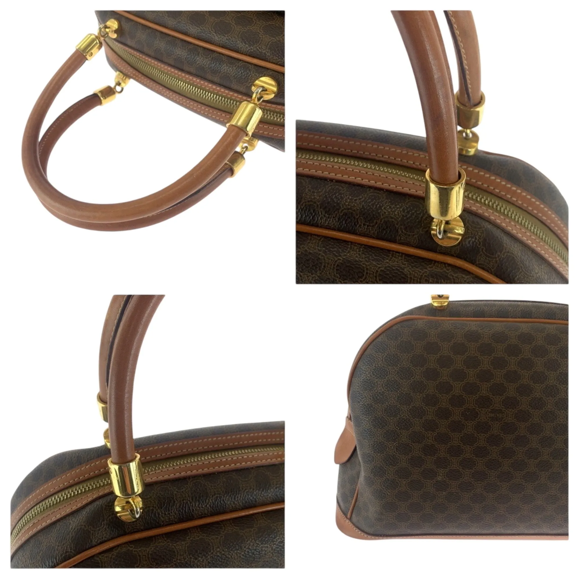 Celine Pvc Boston Bag Handbag (Pre-Owned)