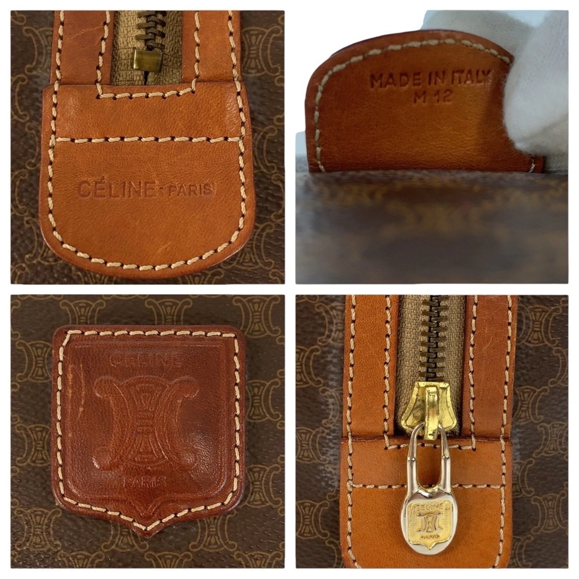 Celine Pvc Leather Boston Bag Handbag (Pre-Owned)