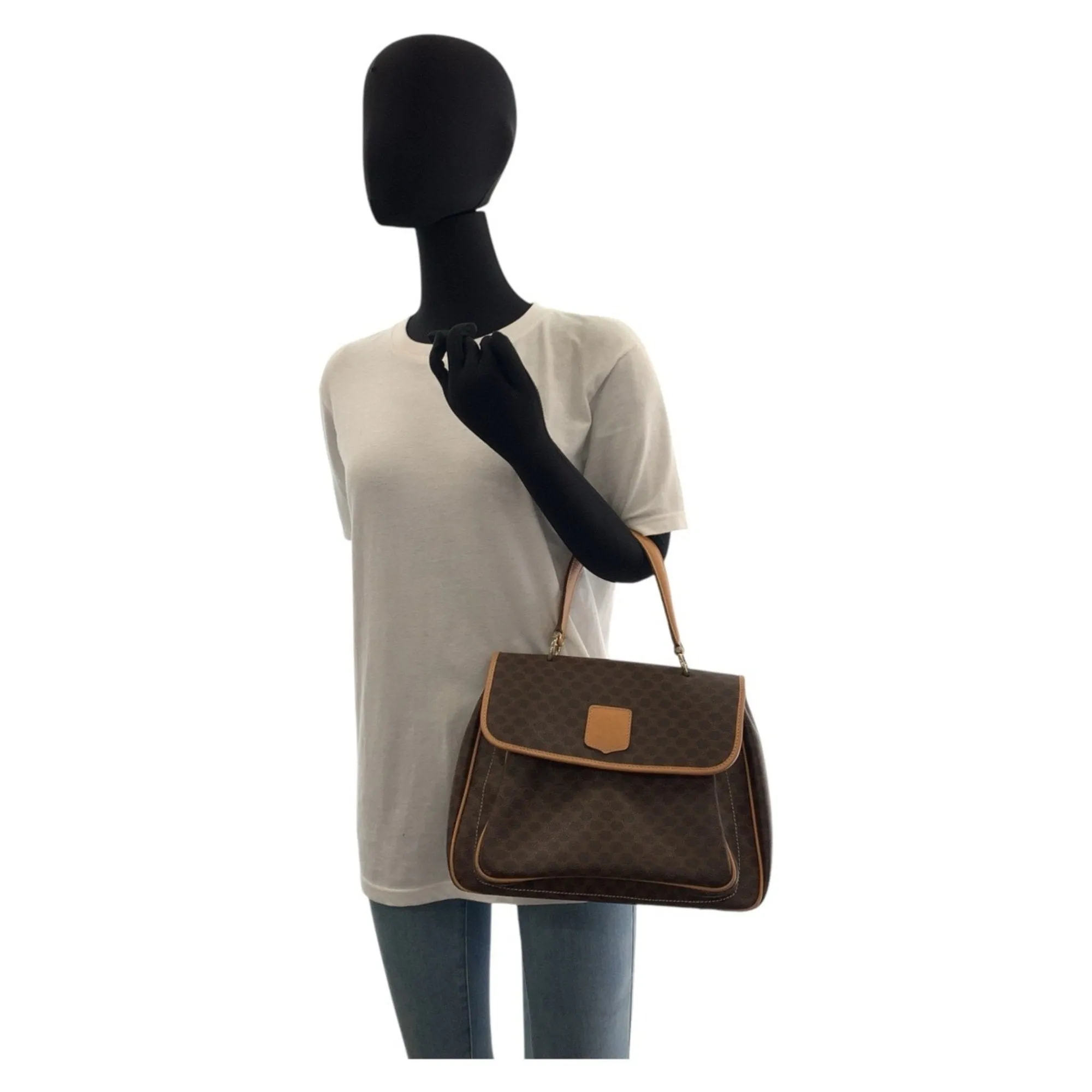 Celine Pvc Leather Handbag (Pre-Owned)
